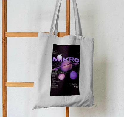 Mikro Saturn Abstract Tote Bag - Aesthetic Phone Cases - Culltique