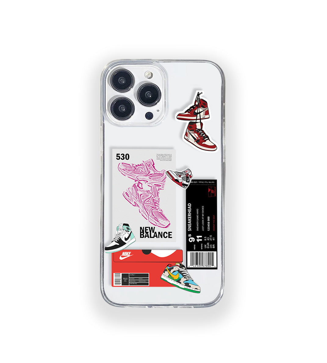 Sneakers Aesthetic Silicone Clear Case