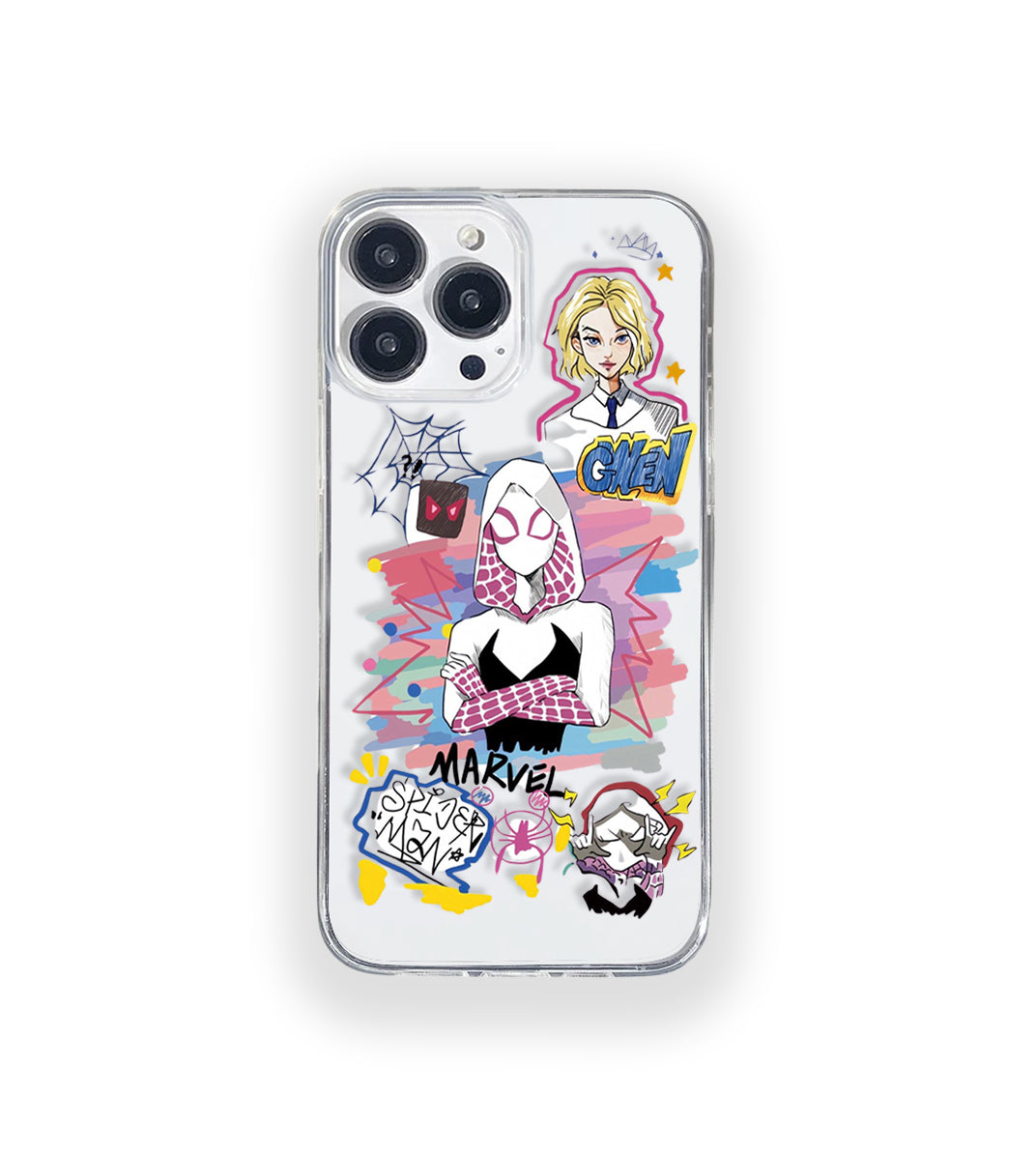 Spider Gwen Silicone Clear Case