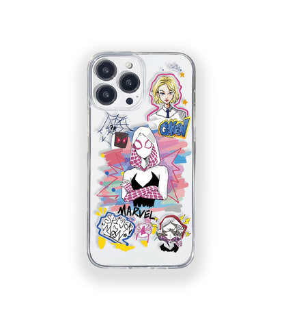 Spider Gwen Silicone Clear Case