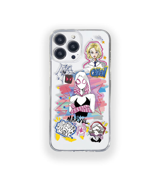 Spider Gwen Silicone Clear Case