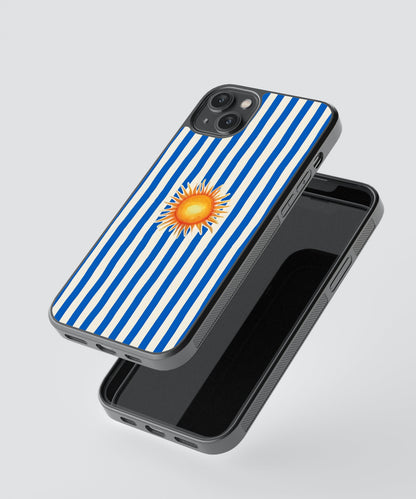 Sunset Lines Beach Glass Phone Case Cover
