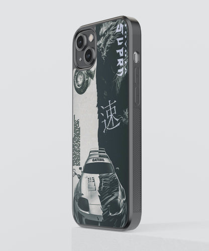 Supra Aesthetic Car Glass Phone Case Cover