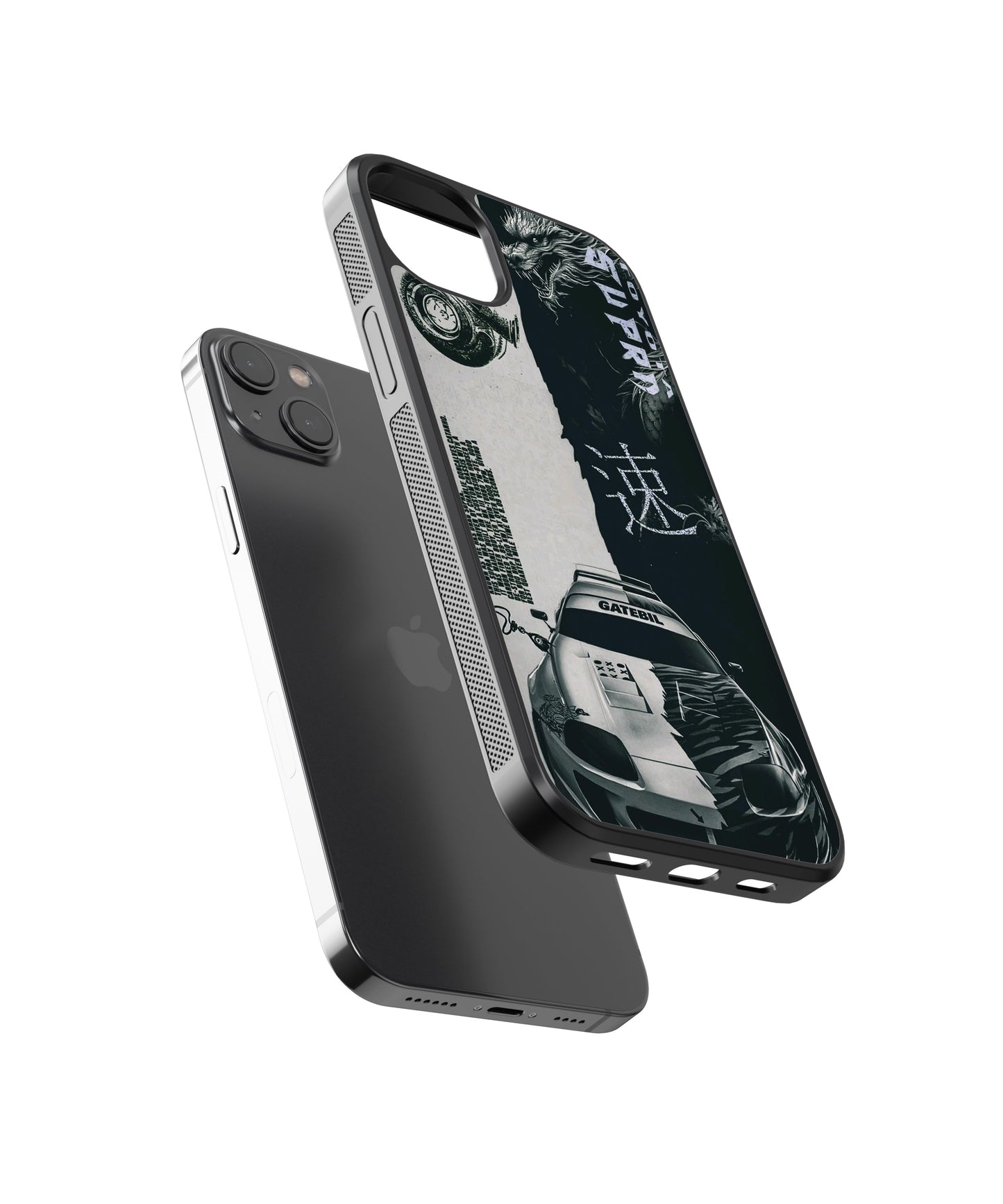 Supra Aesthetic Car Glass Phone Case Cover