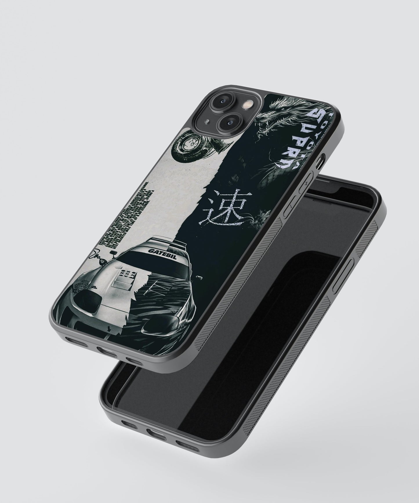 Supra Aesthetic Car Glass Phone Case Cover