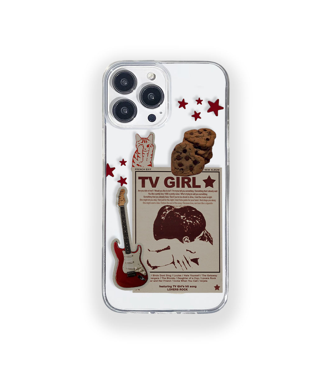 TV Girl Aesthetic Silicone Clear Case