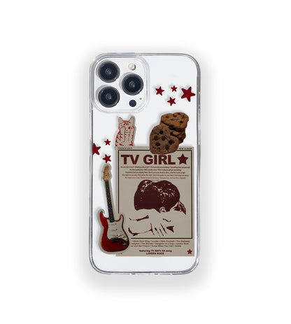TV Girl Aesthetic Silicone Clear Case