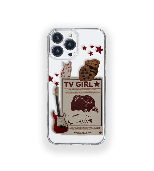 TV Girl Aesthetic Silicone Clear Case