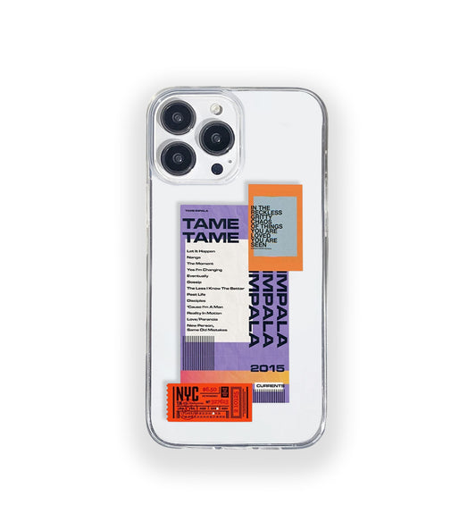 Tame Impala Aesthetic Silicone Clear Case