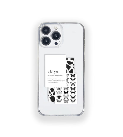 Ukiyo Aesthetic Silicone Clear Case