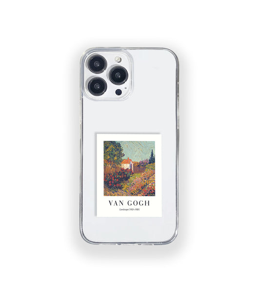 Van Gogh Landscape Aesthetic Polaroid Silicone Clear Case