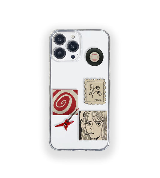 Vintage Core Aesthetic Silicone Clear Case