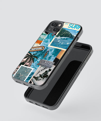 Wave Mode Beach Glass Phone Case Cover