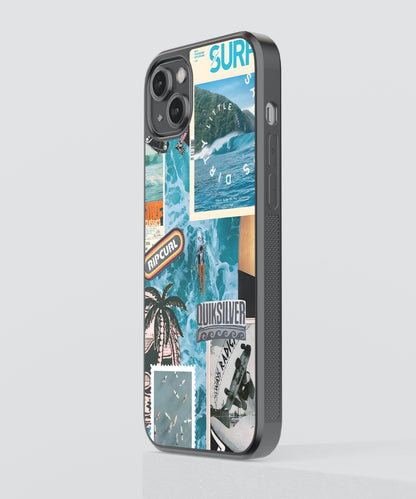Wave Mode Beach Glass Phone Case Cover