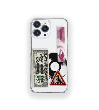 World Order Silicone Clear Case
