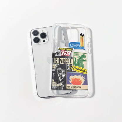 Zeppelin Aesthetic Silicone Clear Case