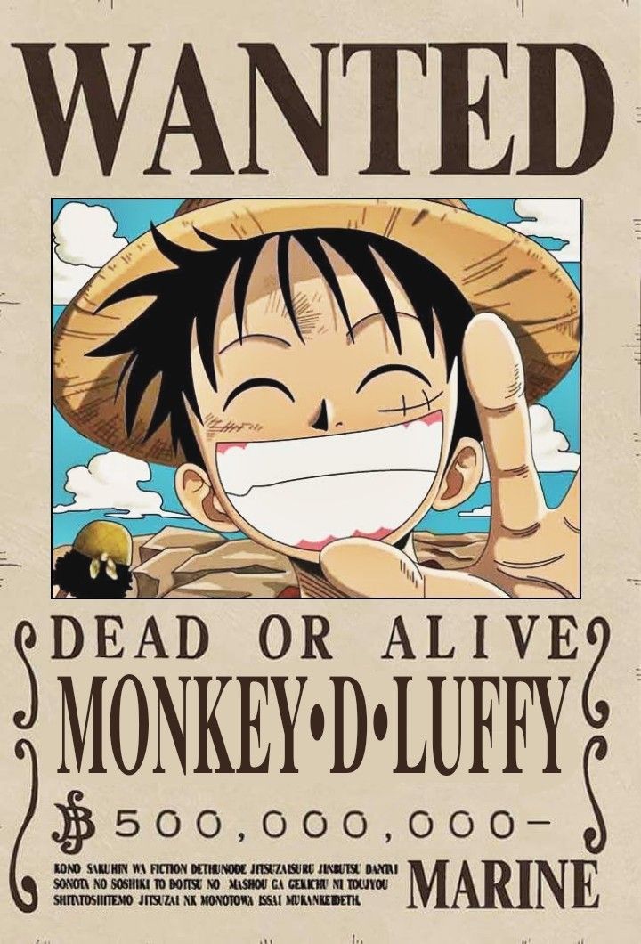One piece Monkey D. Luffy's Bounty Anime Aesthetic Tote Bag by Culltique