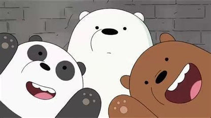 Three Bears Trio Anime Tote Bag - Aesthetic Phone Cases - Culltique