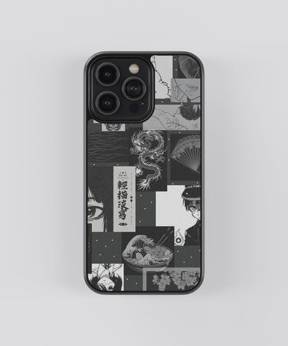 Dark Anime Aesthetic Glass Phone Case - Aesthetic Phone Cases - Culltique