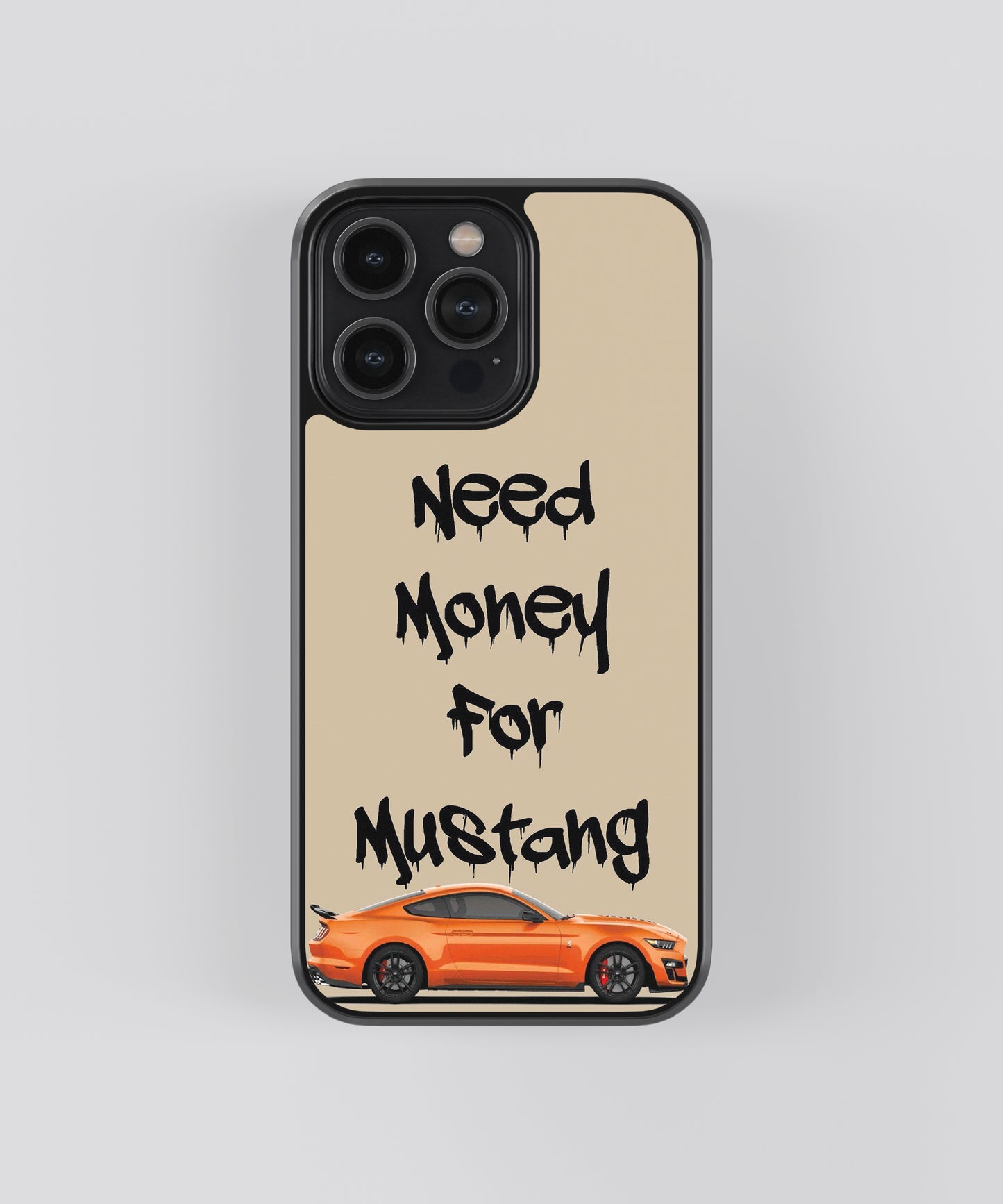 Money For Mustang Pop Culture Glass Phone Case Cover - Aesthetic Phone Cases - Culltique