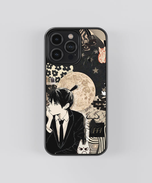 Chainsaw Man Aki Anime Glass Phone Case Cover - Aesthetic Phone Cases - Culltique