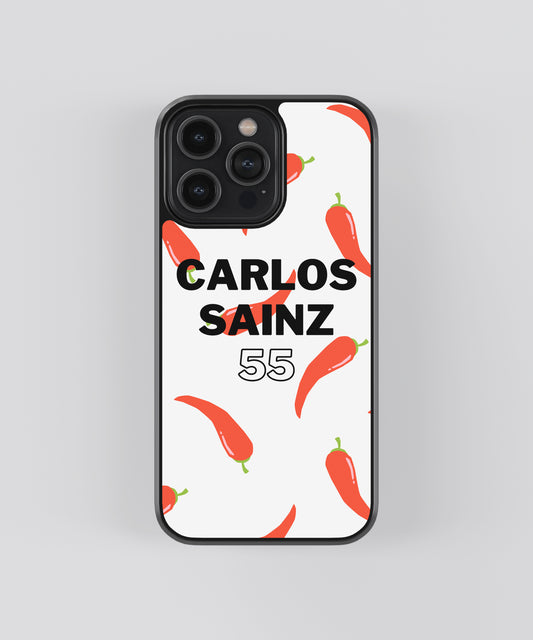 F1 Carlos Sainz Pop Culture Glass Phone Case - Aesthetic Phone Cases - Culltique