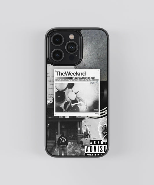 The Weeknd House of Balloon Spotify Glass Phone Case Cover - Aesthetic Phone Cases - Culltique