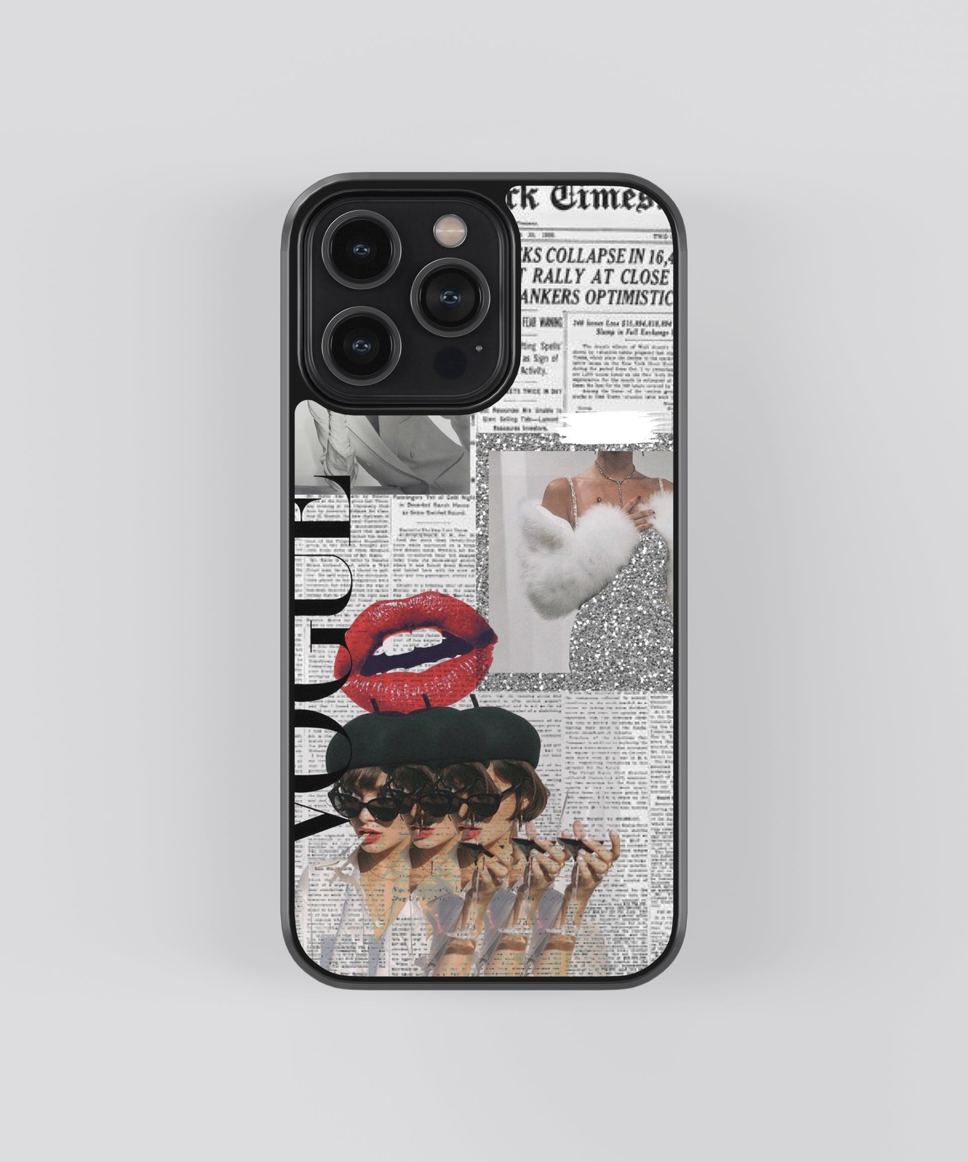 Vogue Y2K Glass Phone Case Cover - Aesthetic Phone Cases - Culltique