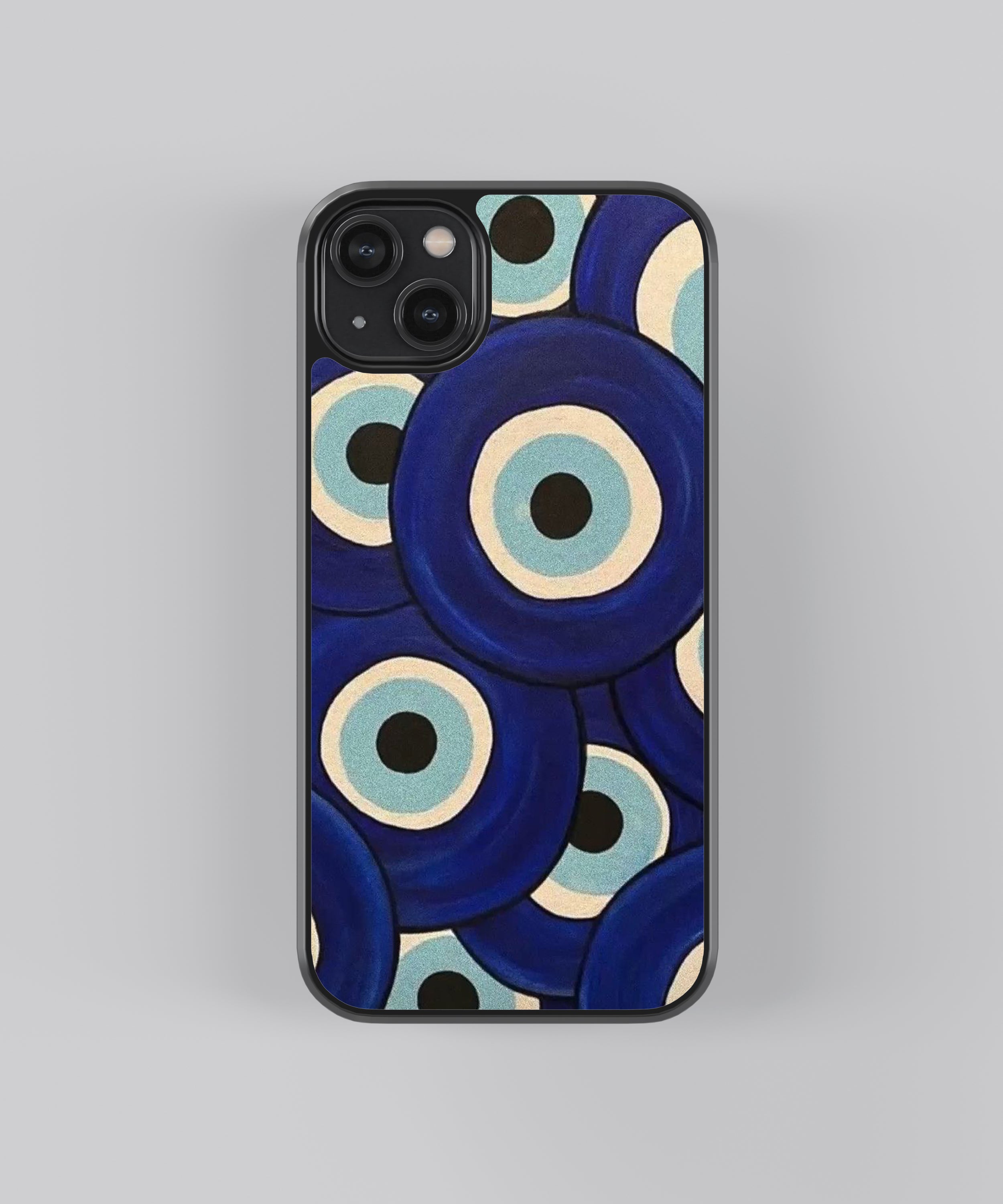 Evil Eye Abstract Glass Phone Case Cover - Aesthetic Phone Cases - Culltique