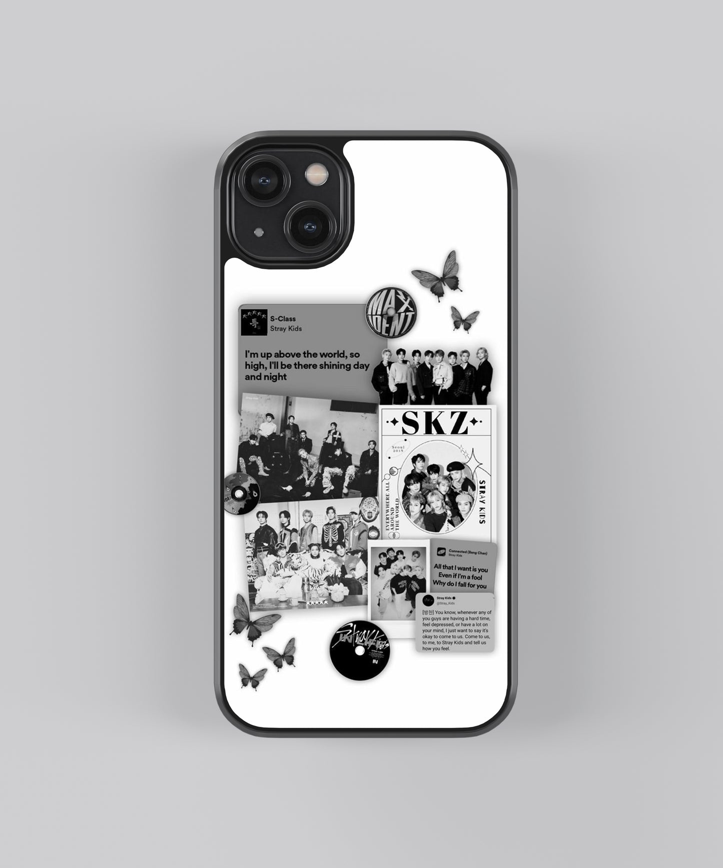 Stray Kids Collage K-Pop Glass Phone Case Cover for iPhone and Android Stray Kids Collage K-Pop Glass Phone Case Cover for iPhone and Android