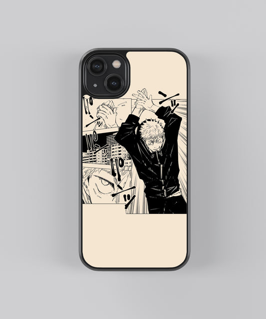 Yuji Itadori Anime Glass Phone Case - Aesthetic Phone Cases - Culltique