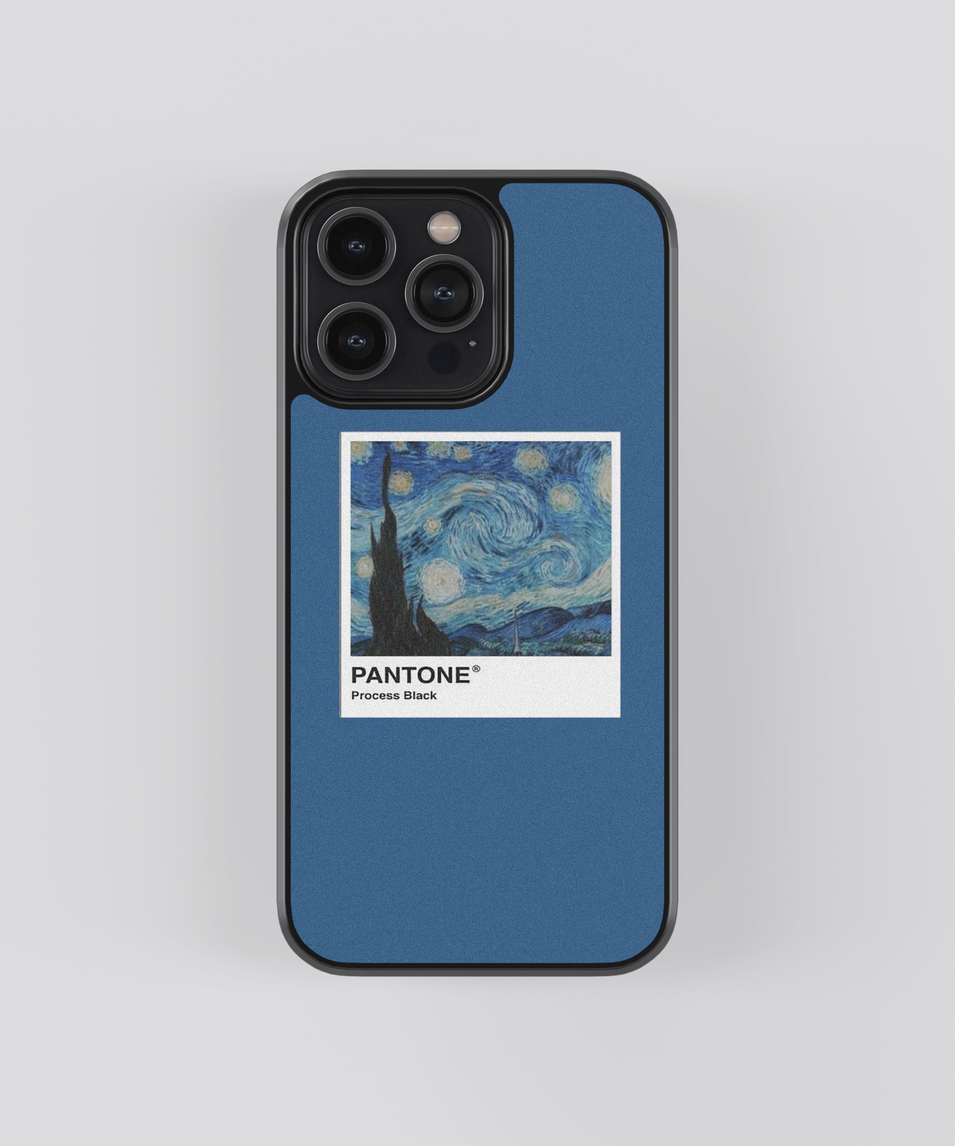 Van Gogh Starry Night Polaroid Glass Phone Case Cover - Aesthetic Phone Cases - Culltique
