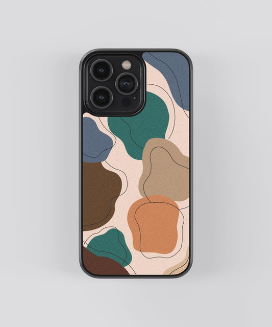 Peach Camo Abstract Glass Phone Case Cover - Aesthetic Phone Cases - Culltique