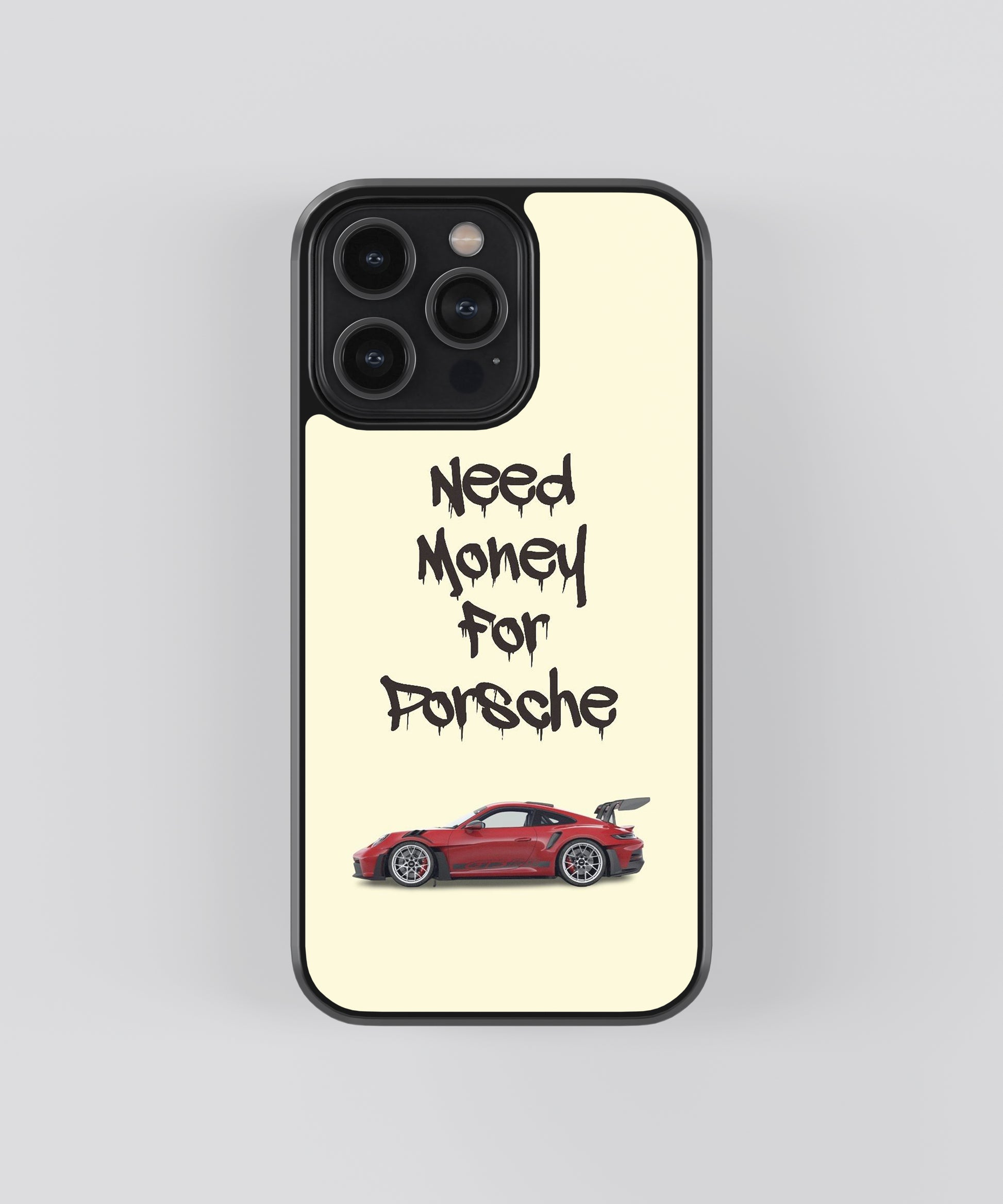 Money for Porsche Pop Culture Glass Phone Case Cover - Aesthetic Phone Cases - Culltique