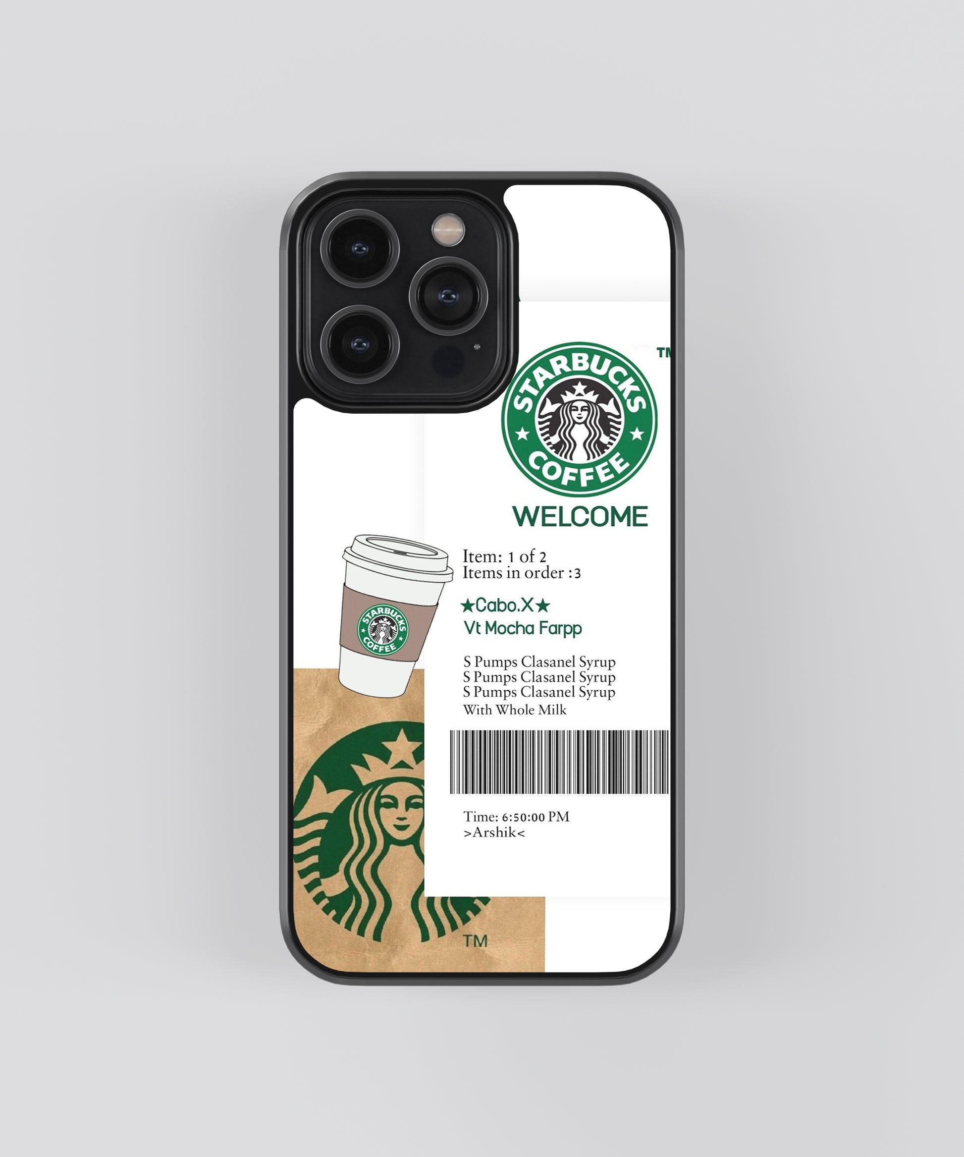 Aesthetic Starbucks Glass Phone Case - Aesthetic Phone Cases - Culltique