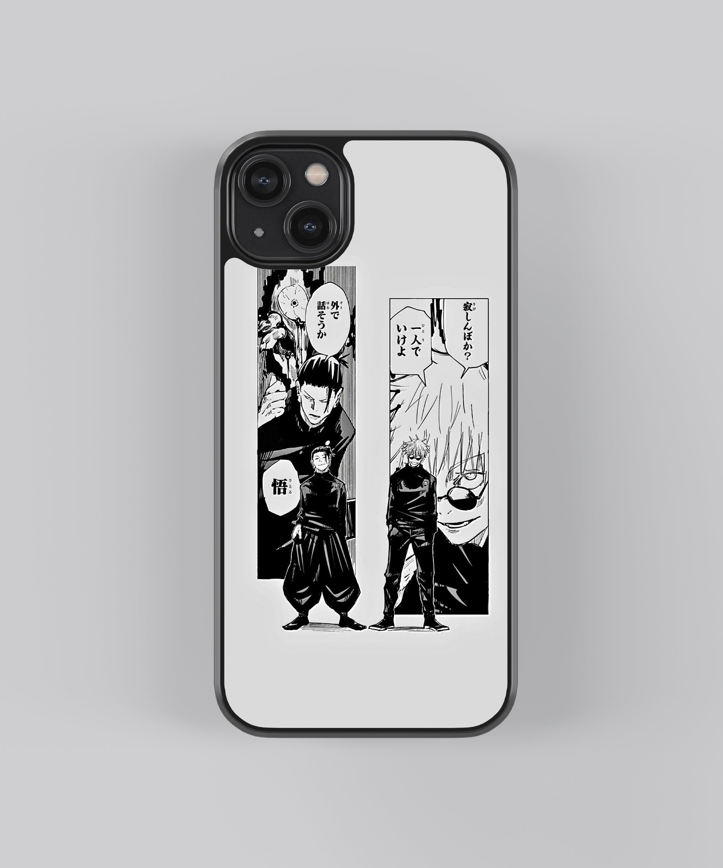 Geto Gojo Duo Anime Glass Phone Case - Aesthetic Phone Cases - Culltique