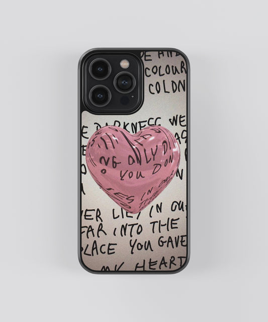 Heart Y2K Glass Phone Case Cover - Aesthetic Phone Cases - Culltique