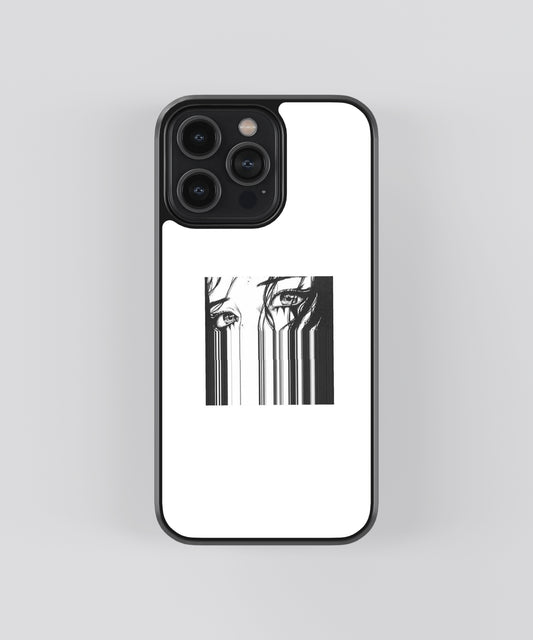 Melting Anime Glass Phone Case Cover - Aesthetic Phone Cases - Culltique