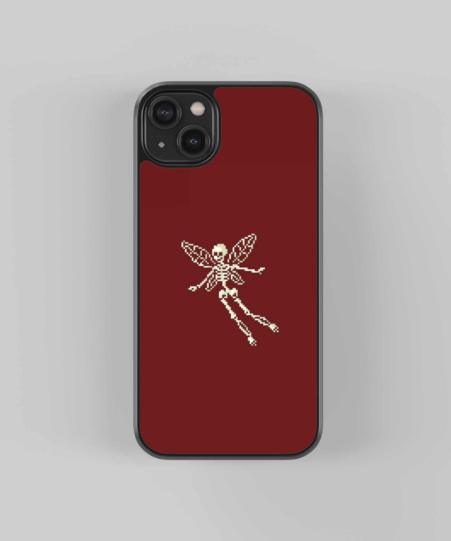 Red Skeleton Abstract Glass Phone Case Cover for iPhone and Android | Tempered Back Cover Culltique Red Skeleton Abstract Glass Phone Case Cover for iPhone and Android | Tempered Back Cover Culltique