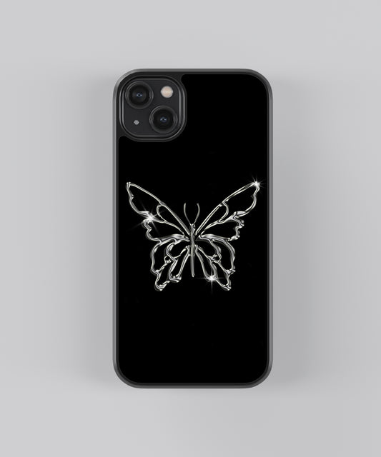 Y2K Aesthetic Butterfly Glass Phone Case Cover - Aesthetic Phone Cases - Culltique