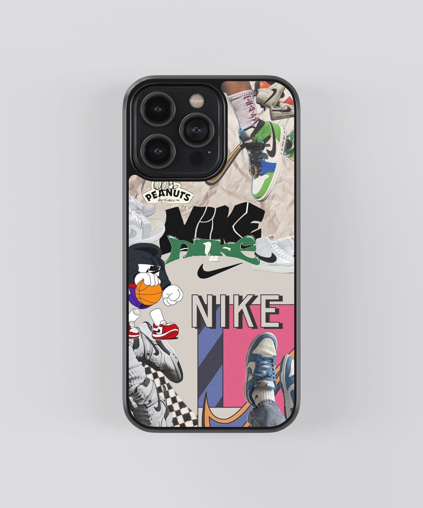 Nike Abstract Glass Phone Case Cover