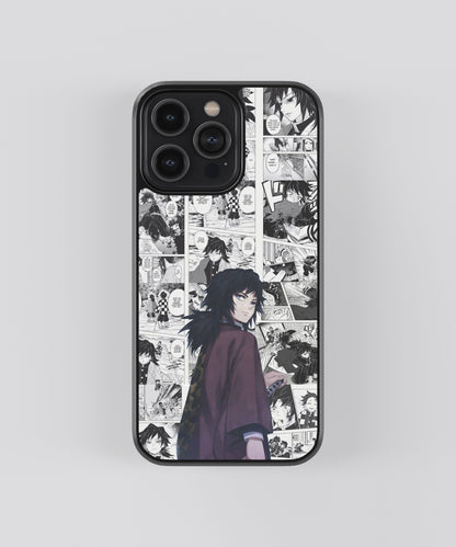 Tomioka Demon Slayer Anime Glass Phone Case Cover