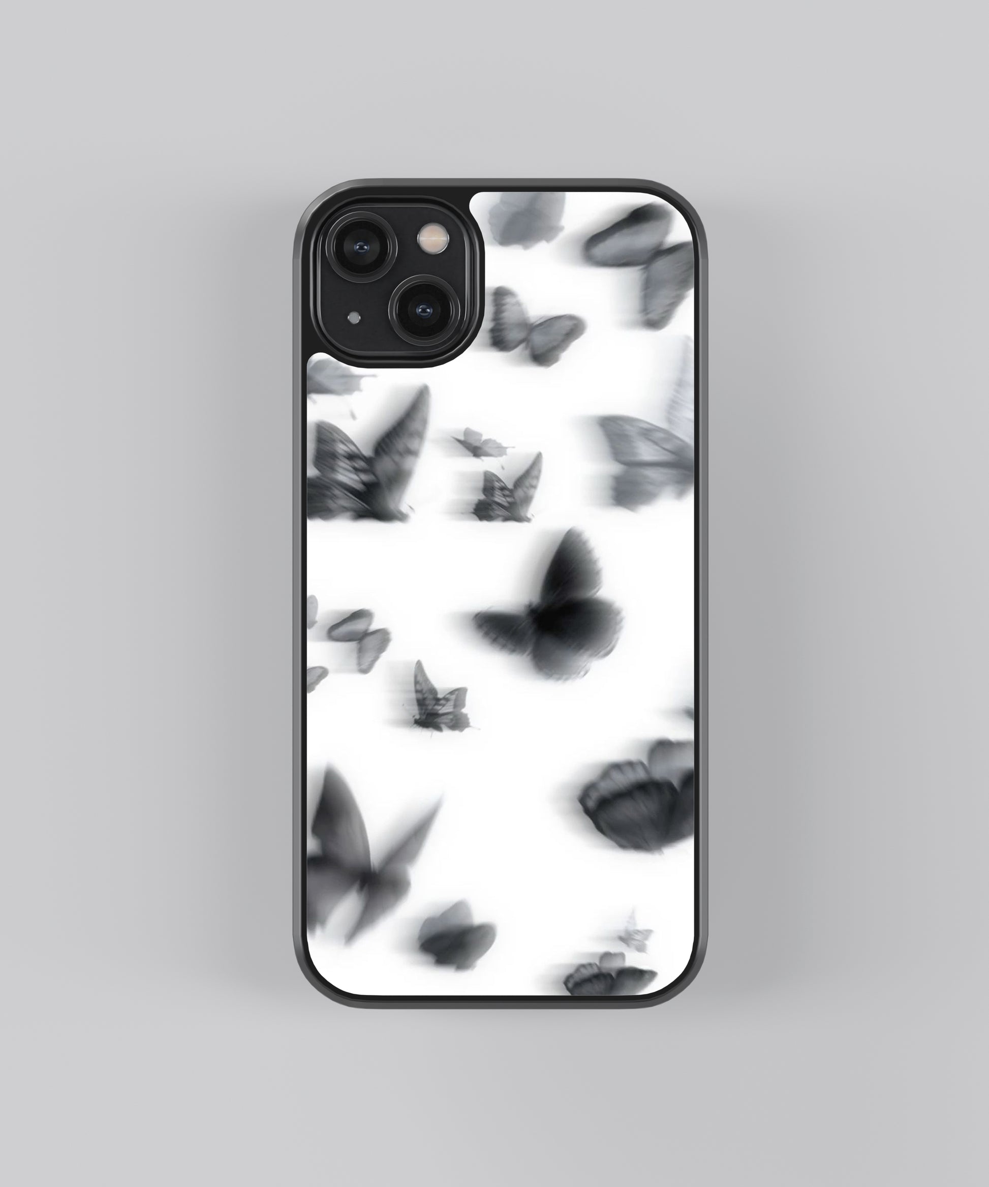 Butterflies Y2K Glass Phone Case Cover - Aesthetic Phone Cases - Culltique