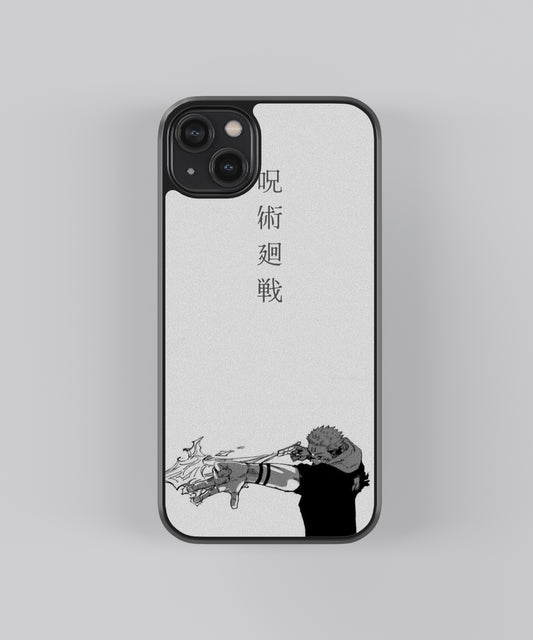 Sukuna Fire Arrow Jujutsu Kaisen Glass Phone Case Cover - Aesthetic Phone Cases - Culltique