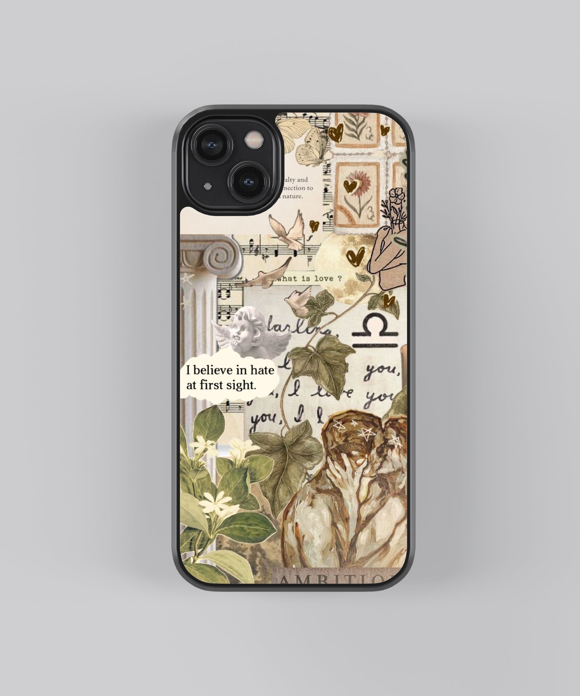 Libra Aesthetic Zodiac Sign Glass Phone Case Cover