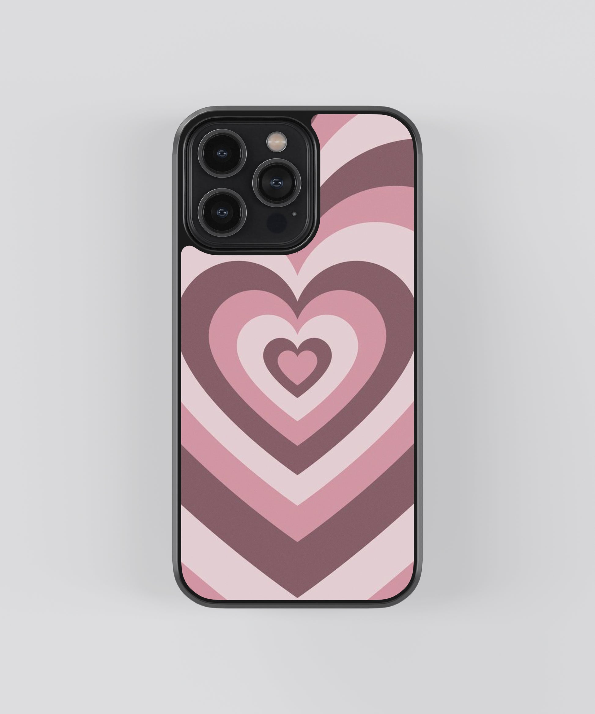 Hearts Abstract Glass Phone Case Cover - Aesthetic Phone Cases - Culltique