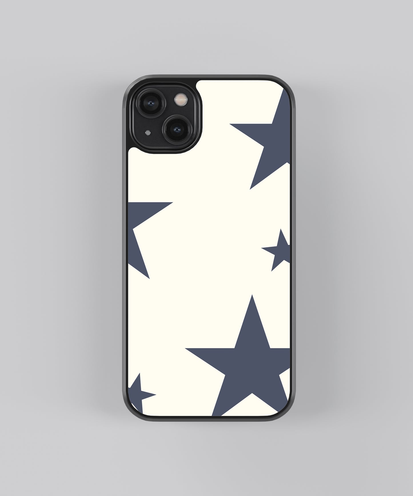 Stars Pattern Y2K Glass Phone Case Cover - Aesthetic Phone Cases - Culltique