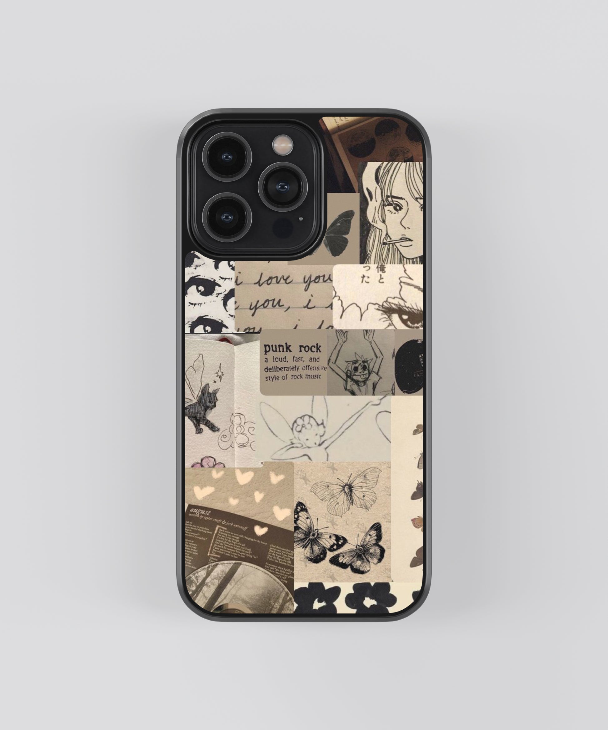 Punk Rock Vintage Glass Phone Case Cover | iPhone & Android Covers Culltique Punk Rock Vintage Glass Phone Case Cover | iPhone & Android Covers Culltique