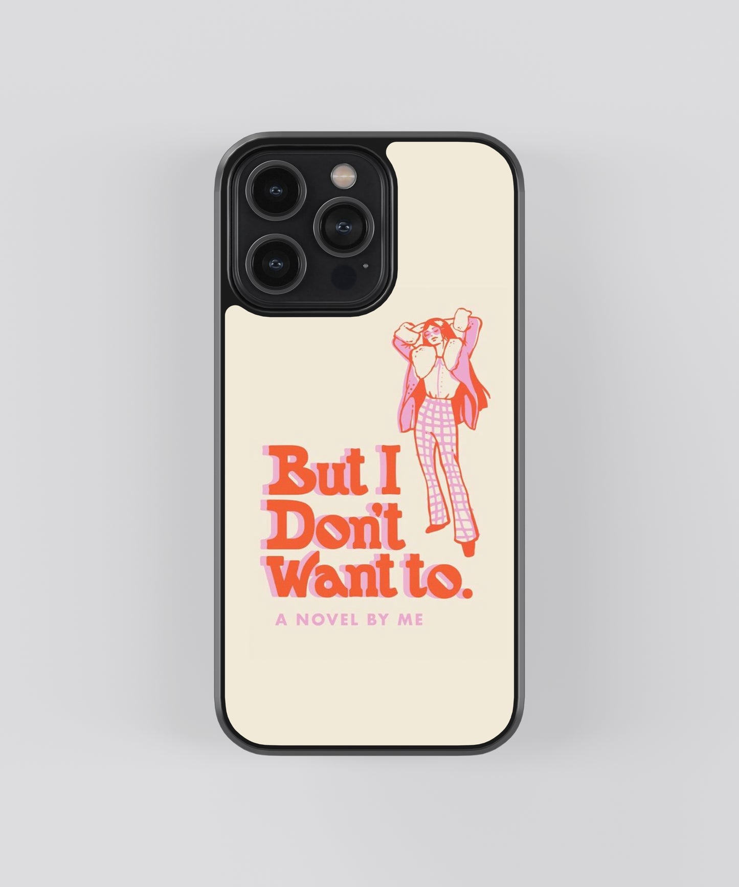 Don't Want To Y2K Glass Phone Case Cover - Aesthetic Phone Cases - Culltique