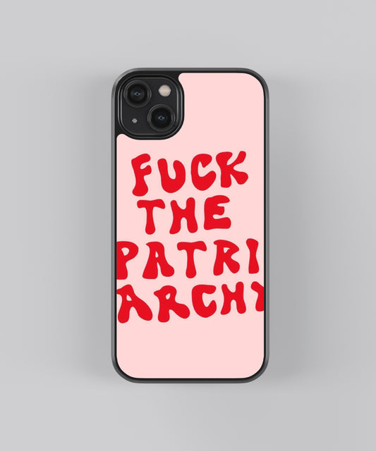 F The Patriarchy Y2K Glass Phone Case Cover - Aesthetic Phone Cases - Culltique